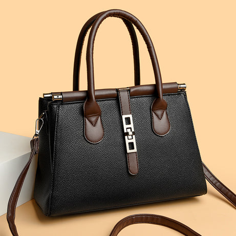 Women's Leather Versatile Trendy Handbag