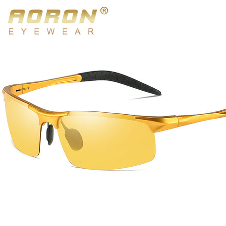 Men's Color-changing Sports Aluminum Polarized Sunglasses