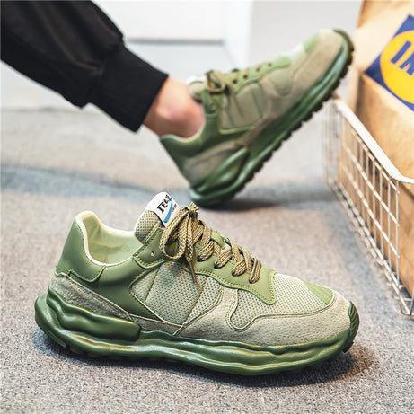 Men's Breathable Mesh Trendy Running Shoes