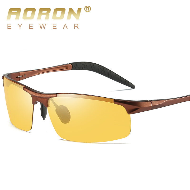 Men's Color-changing Sports Aluminum Polarized Sunglasses