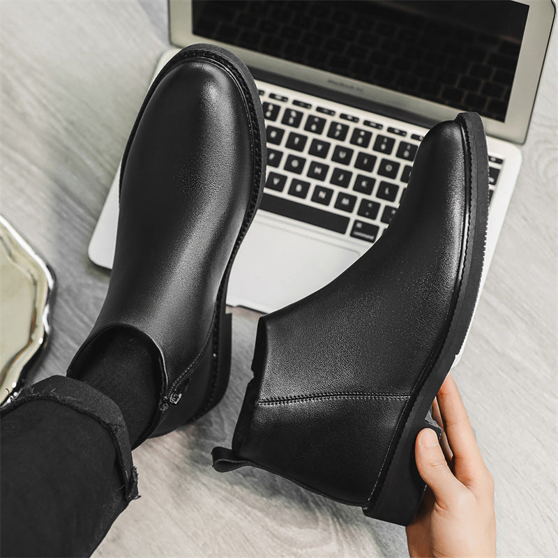 Men's Fashion Trend British Chelsea Boots