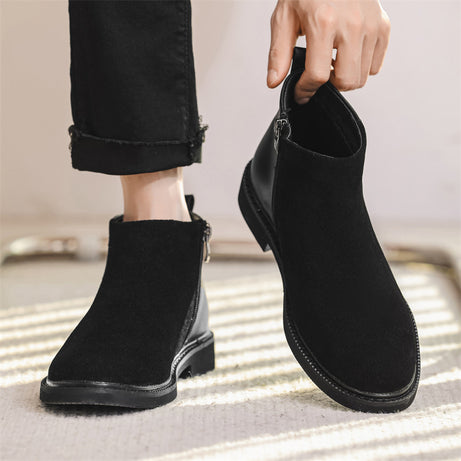 Men's Leather British Style Chelsea Boots