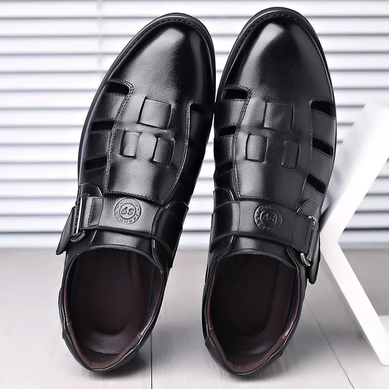 Men's Summer Leather Breathable Sandals