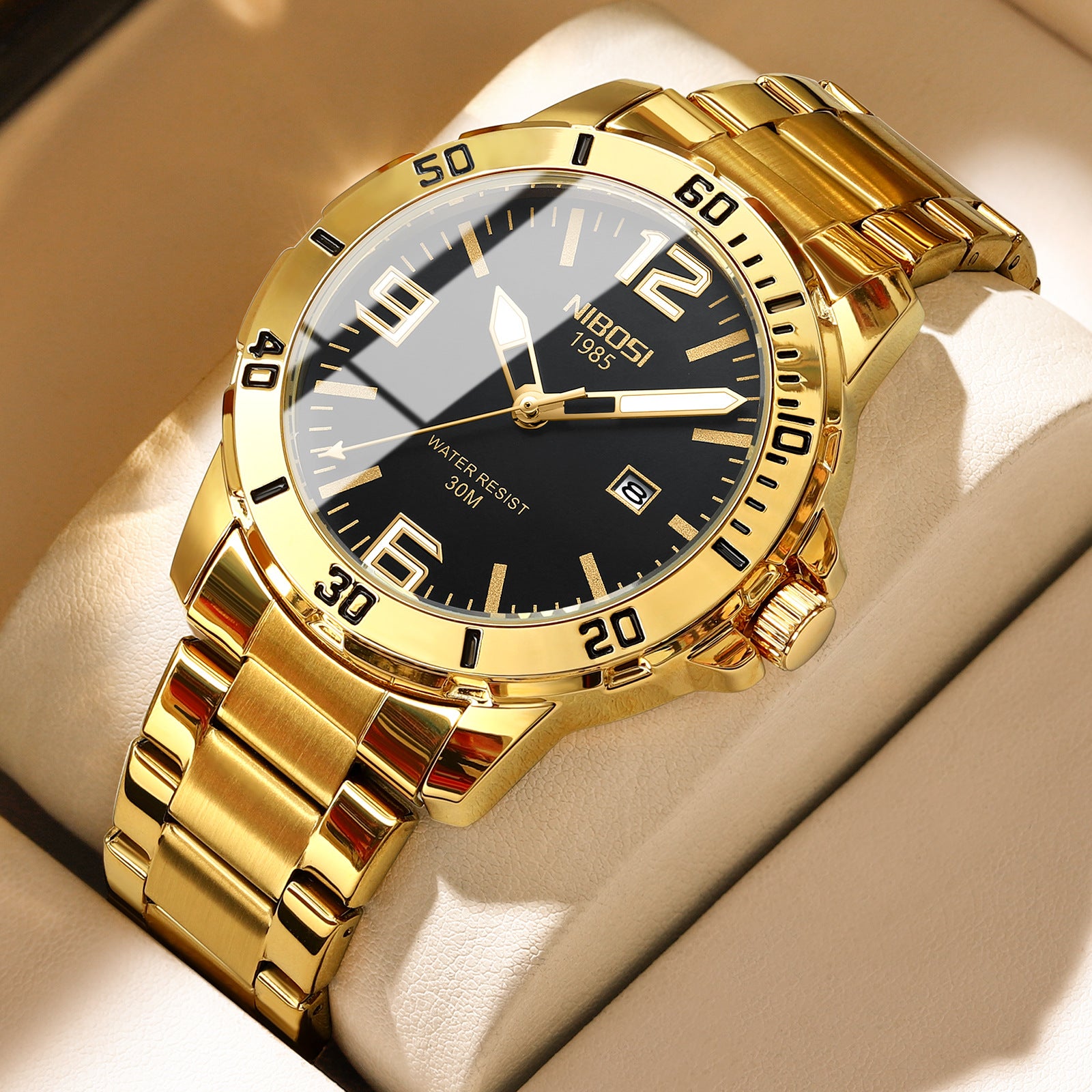 Men's Multi-function Steel Belt Watch