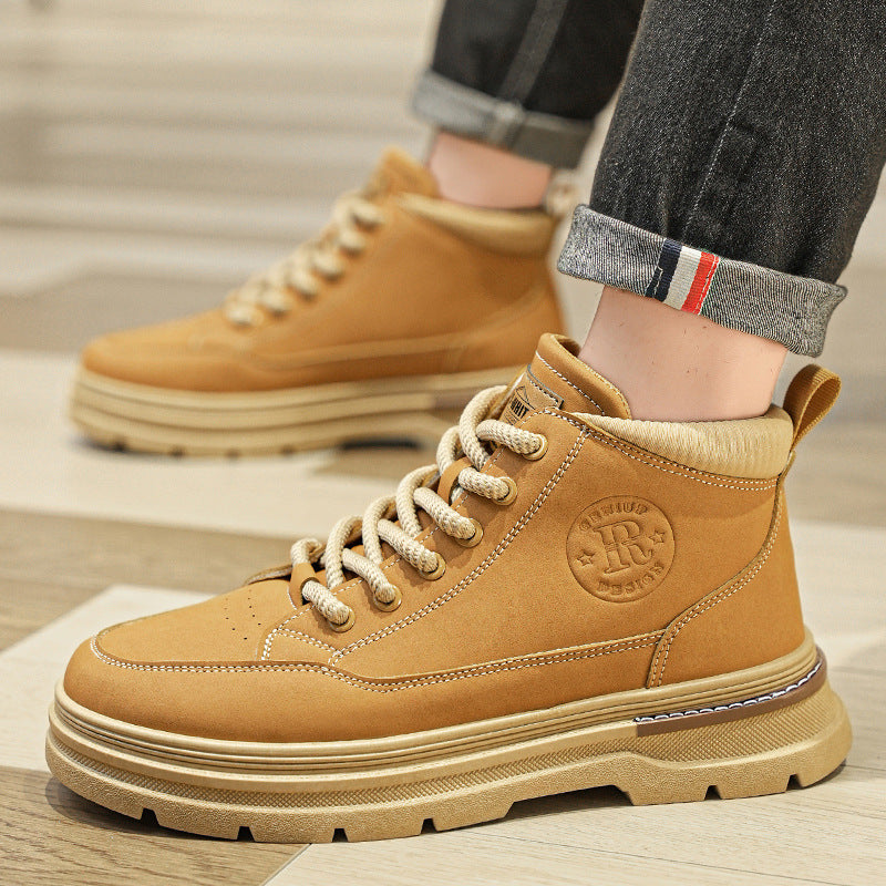 Men's High-Top Outdoor Tooling Martin Boots