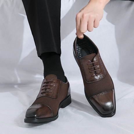 Men's Leather British Style Fashionable Shoes