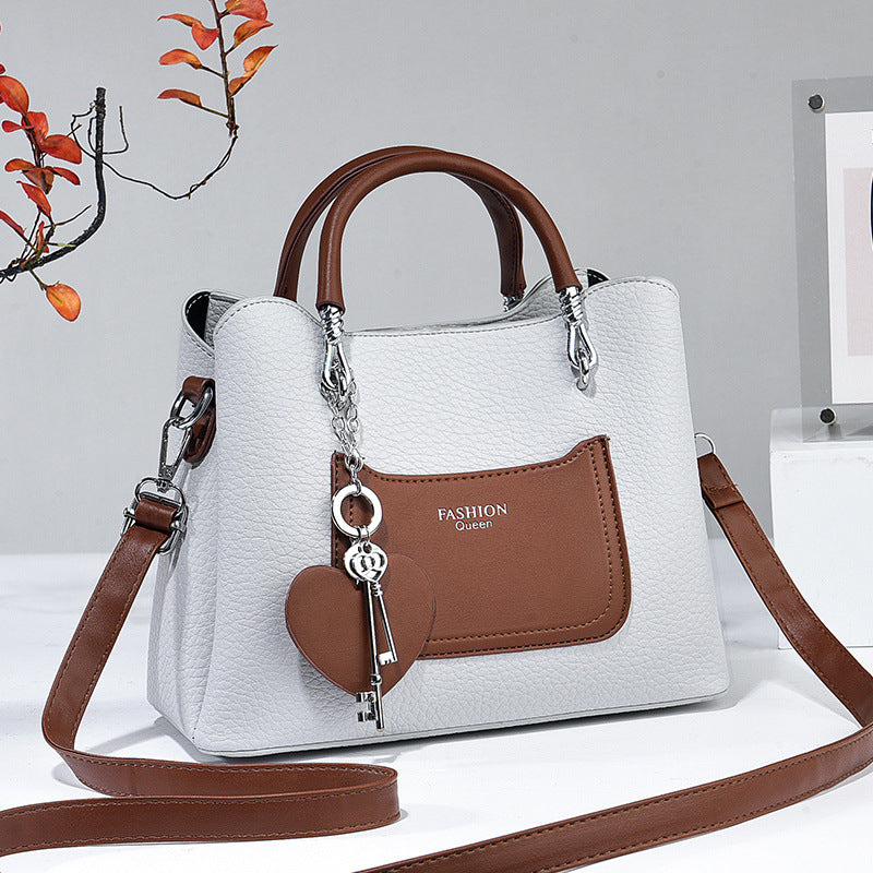 Women's Leathe Trendy Hand & Shoulder Bag