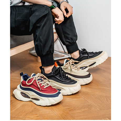 Men's Fashion Microfiber Trendy Casual Shoes