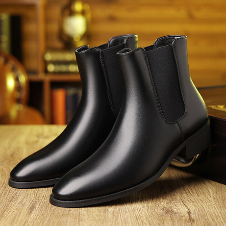 Men's Leather British Style Chelsea Boots