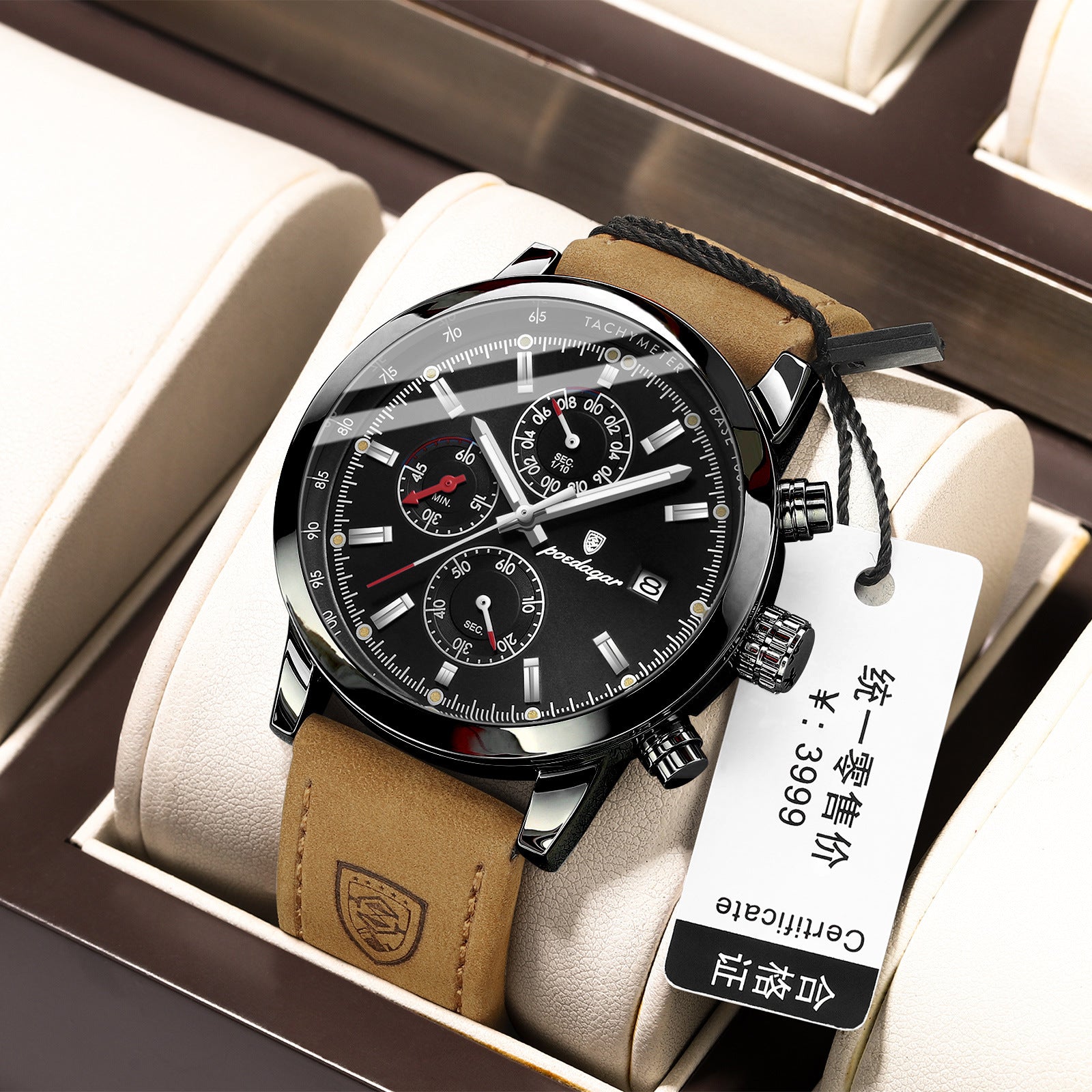 Men's Multi-functional Quartz Watch