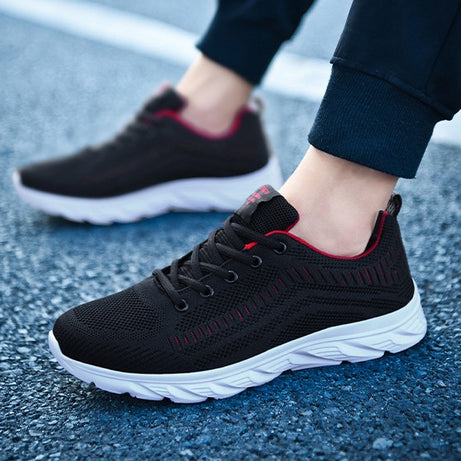 Men's Breathable Flying Running Shoes