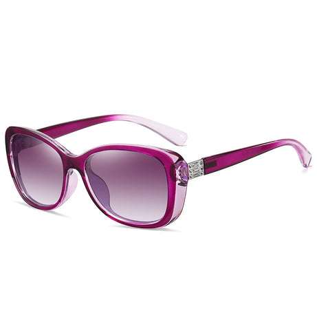 Women's Polarized Metal Small Frame Color-changing Sunglasses