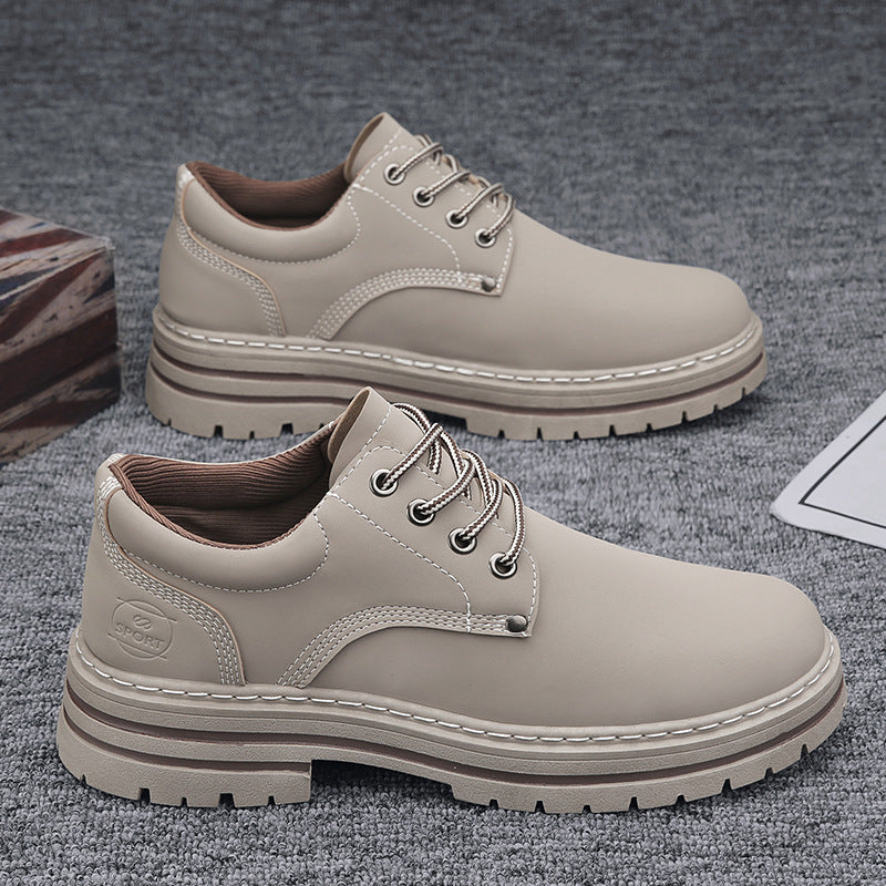 Men's Lace-up Casual Outdoor Tooling Shoes