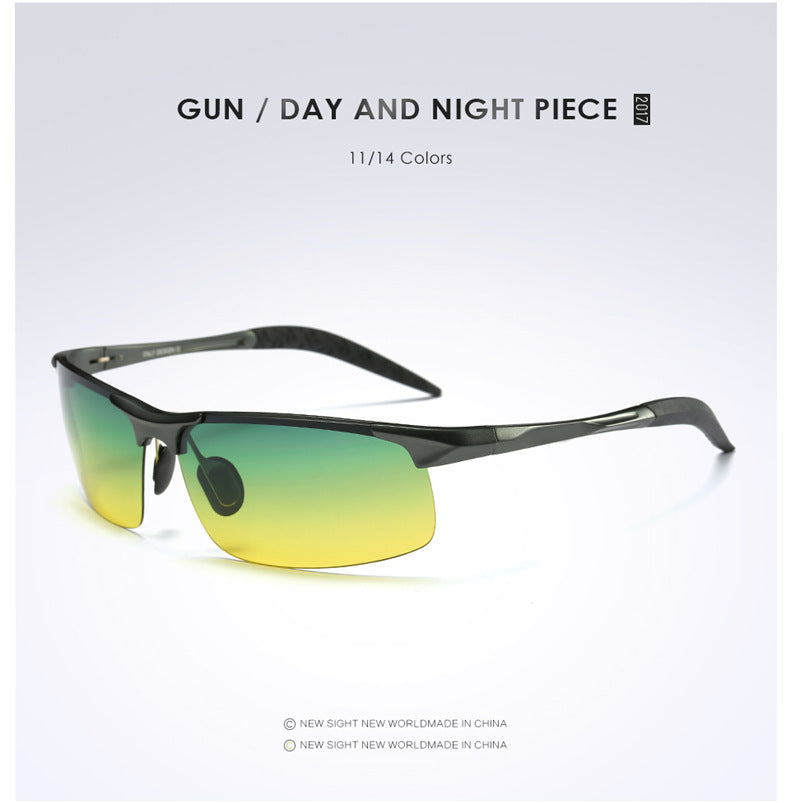 Men's Color-changing Sports Aluminum Polarized Sunglasses