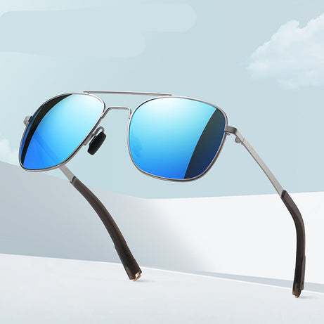 Men's Square Polarized Fashion UV-proof Sunglasses