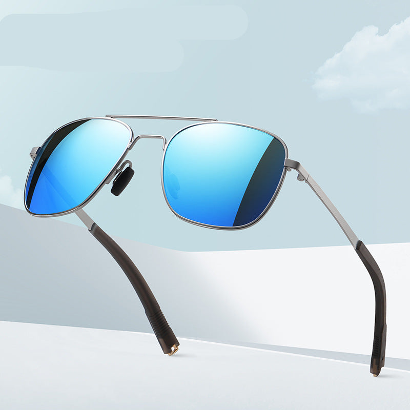 Men's Square Polarized Fashion UV-proof Sunglasses