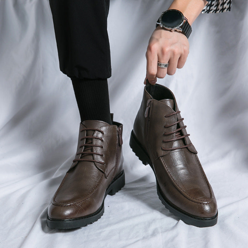 Men's Leather Outdoor Martin Boots