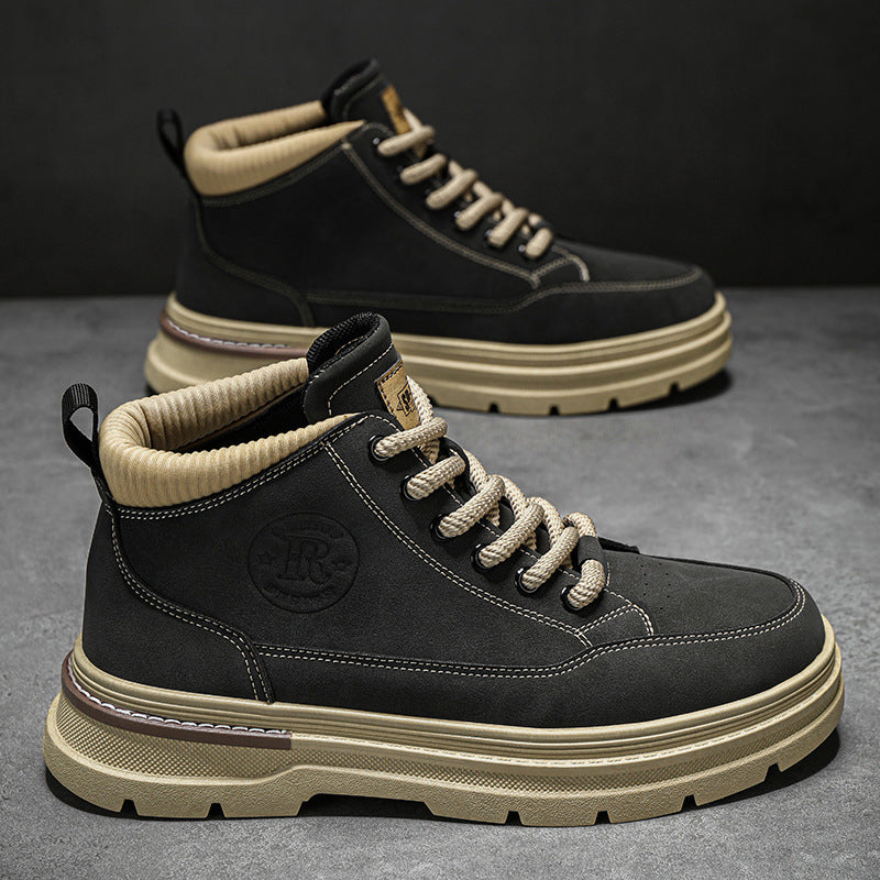 Men's High-Top Outdoor Tooling Martin Boots