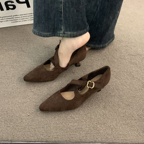 Women's Comfortable Pointed Design Work Shoes