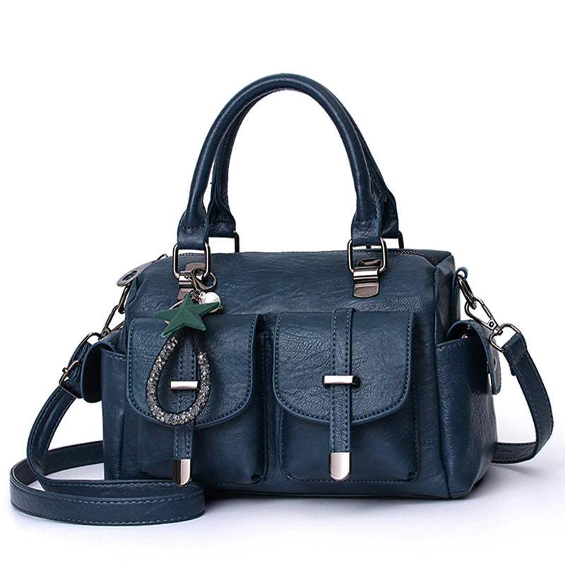 Women's Fashion Handbag Soft Leather Large Capacity Bag