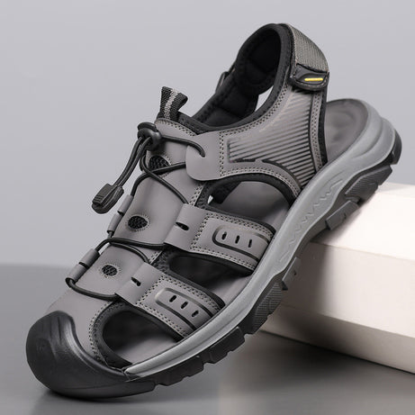 Men's Leather Outdoor Trendy Casual Sandals