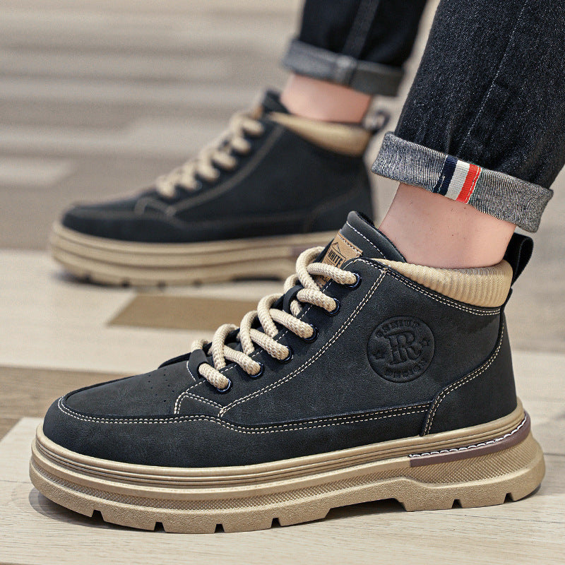 Men's High-Top Outdoor Tooling Martin Boots