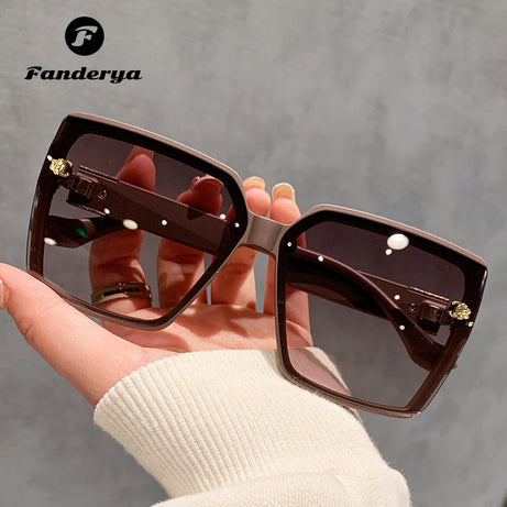 Women's High-end Ins Wind Anti-ultraviolet Sunglasses