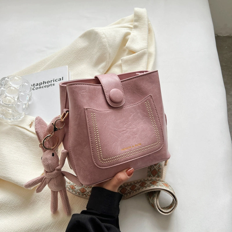 Women's Leather Casual Versatile Small Bag