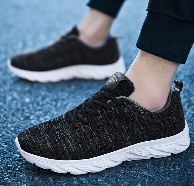 Men's Breathable Flying Running Shoes