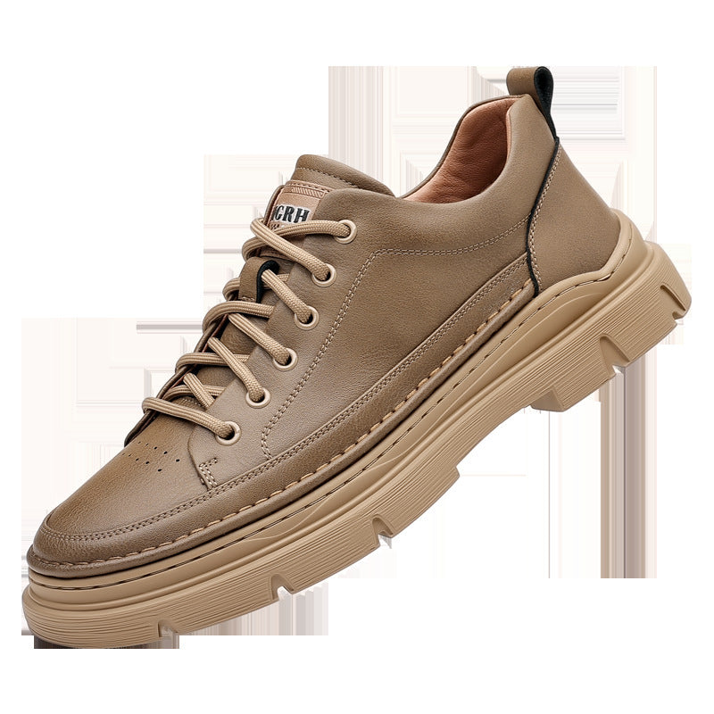 Men's Leather Versatile Trendy Casual Shoes