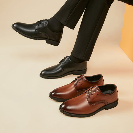 Men's British Style Leather Formal Shoes