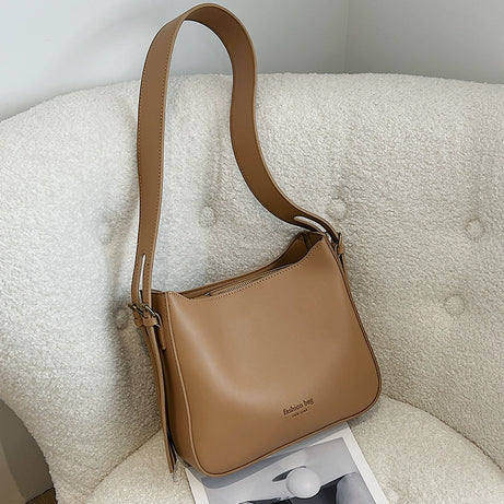 Women's Leather Trendy Versatile Shoulder Bag