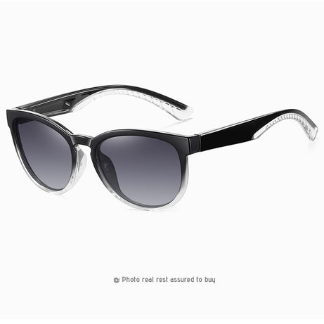 Men's Round Polarized Colorful Film Sunglasses