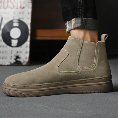 Men's Leather Chelsea Boots Casual Shoes