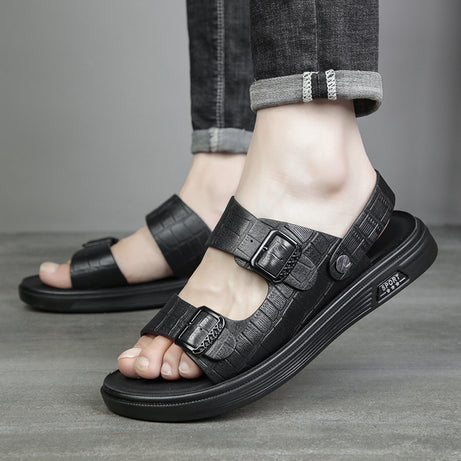 Men's Genuine Leather Outdoor Sandals