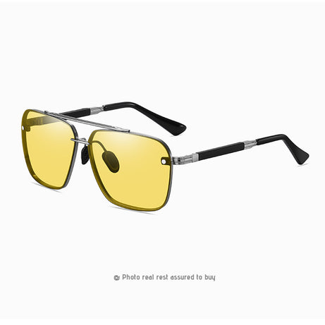 Men's Polarized Fashion Square Sunglasses