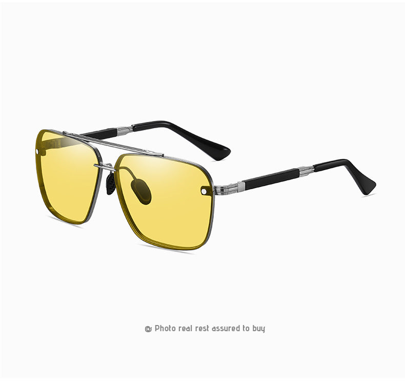 Men's Polarized Fashion Square Sunglasses