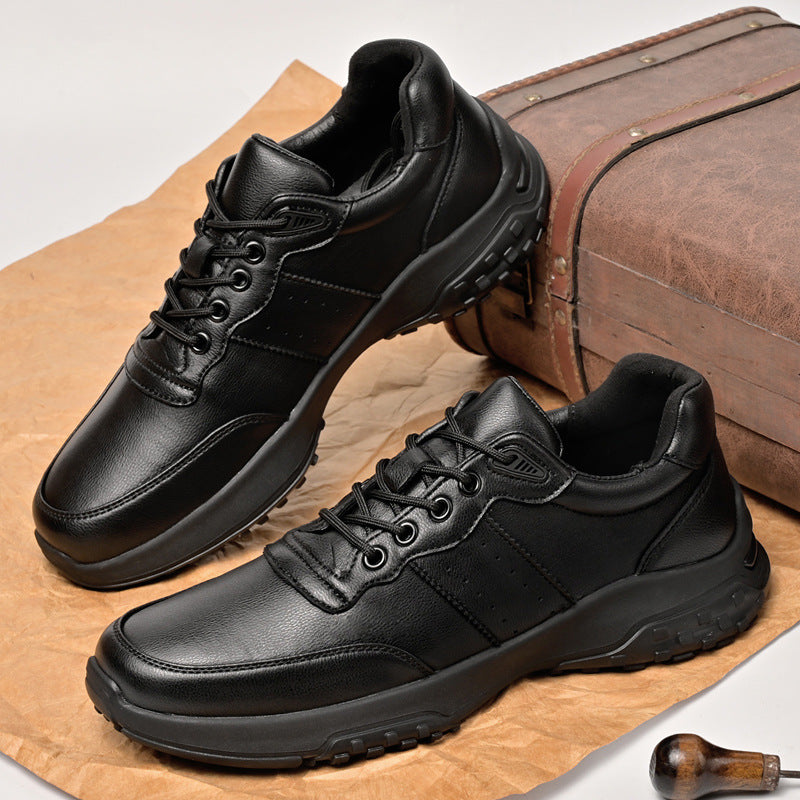 Men's Leather Versatile Trendy Casual Shoes