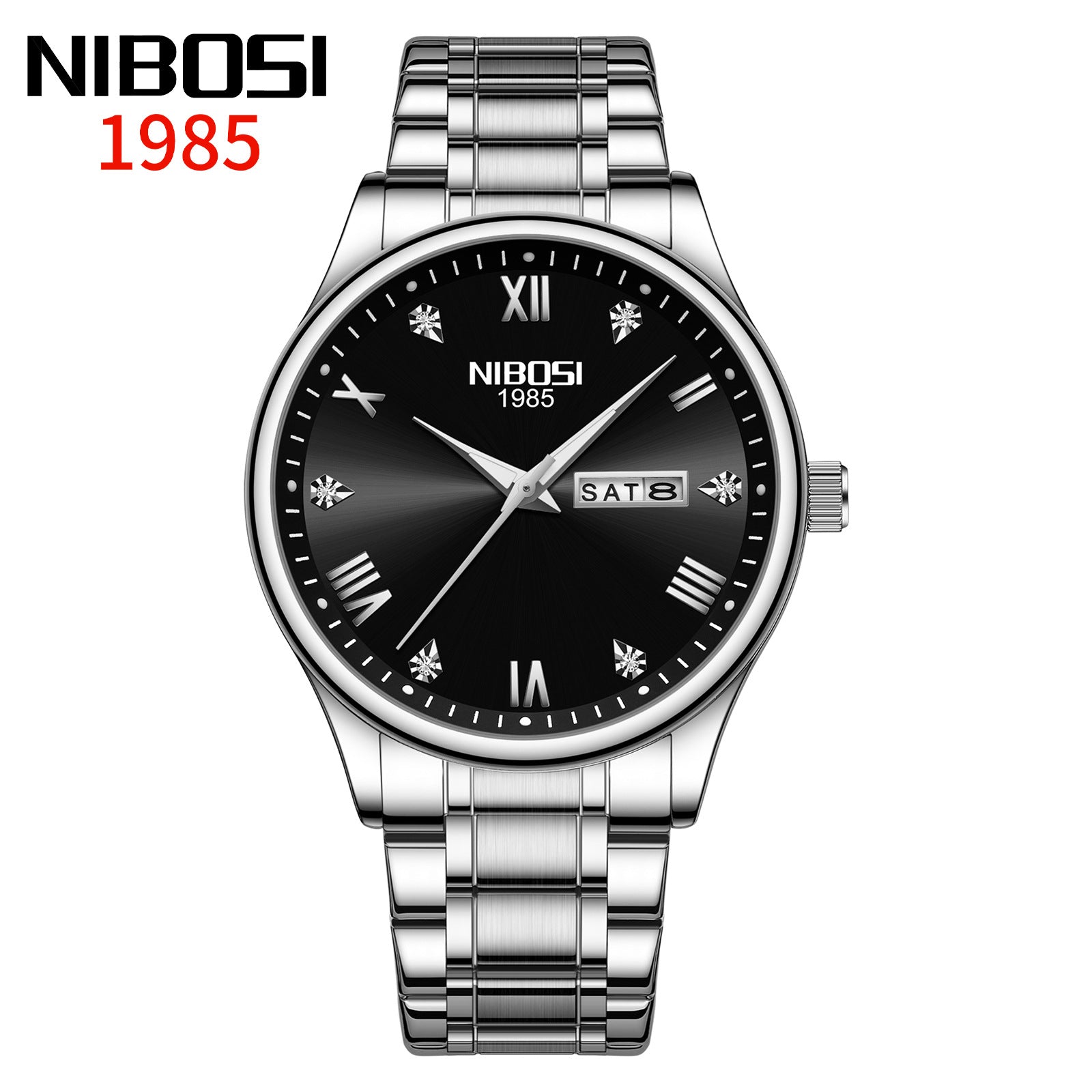 Men's Waterproof Steel Belt Watch