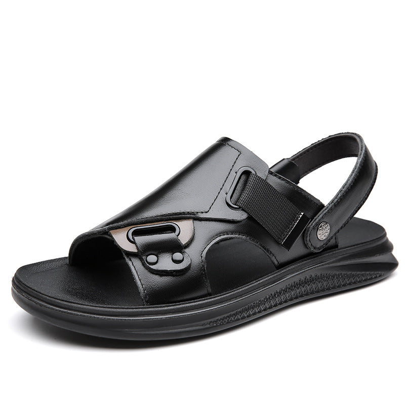 Men's Summer Leather Casual Sandals (In Stock)