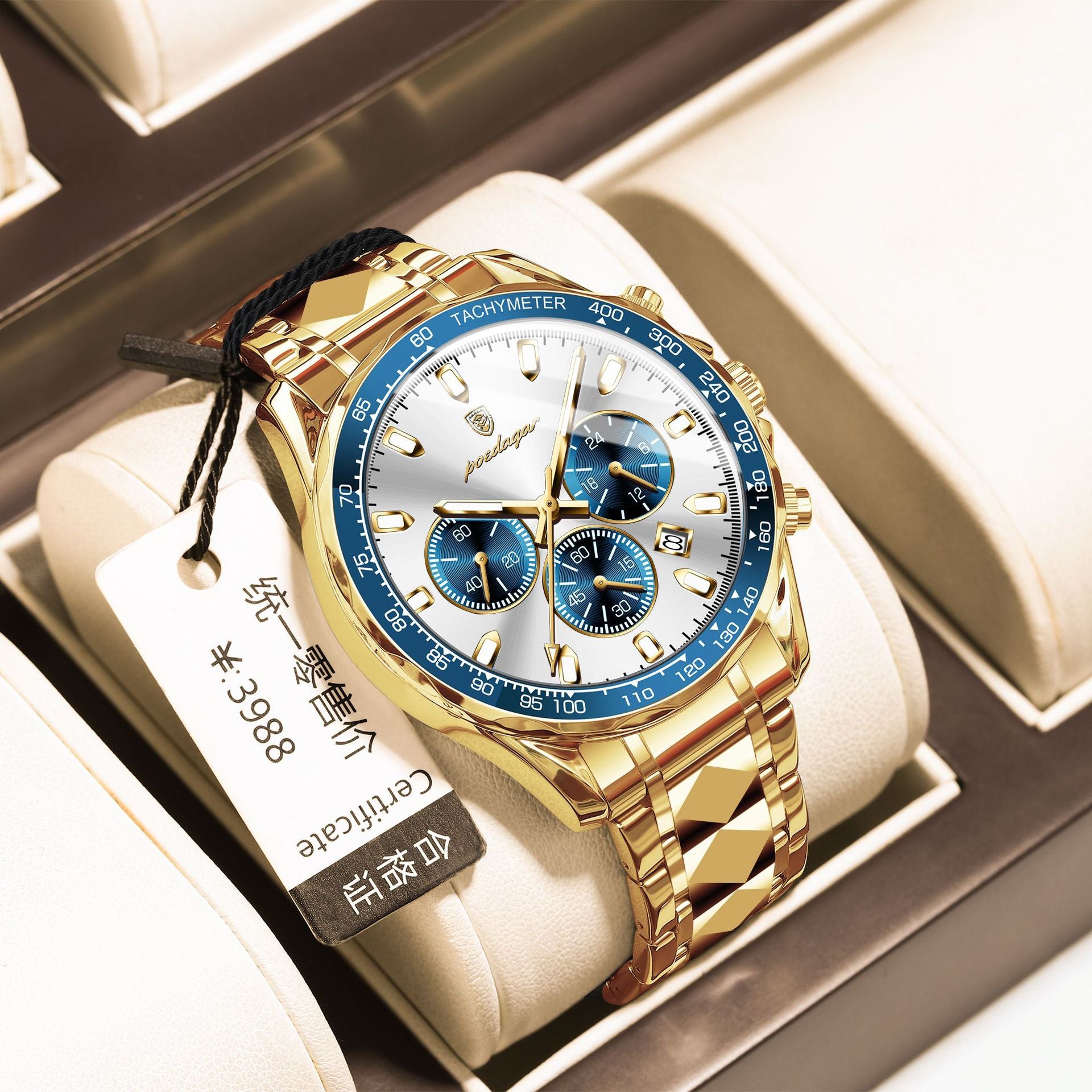 Men's  Multi-functional Quartz Watch