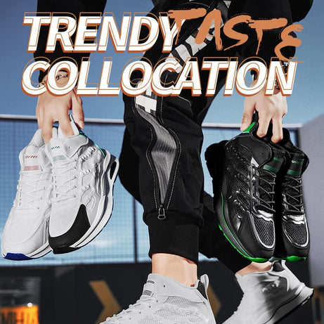 Men's Breathable High-Top Running Shoes