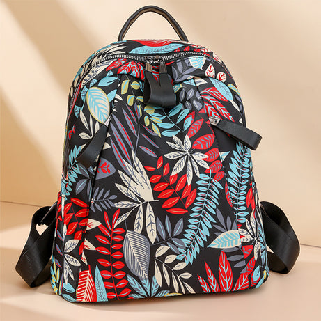 Women's Trendy Colorful Print Casual Backpack