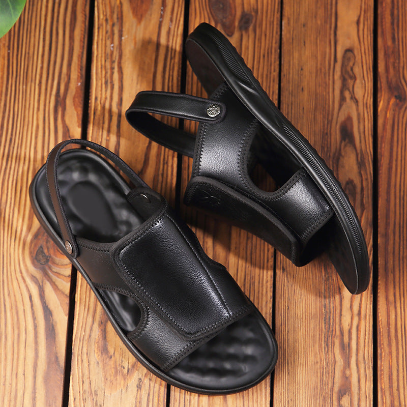 Men's PU Leather Casual Sandals