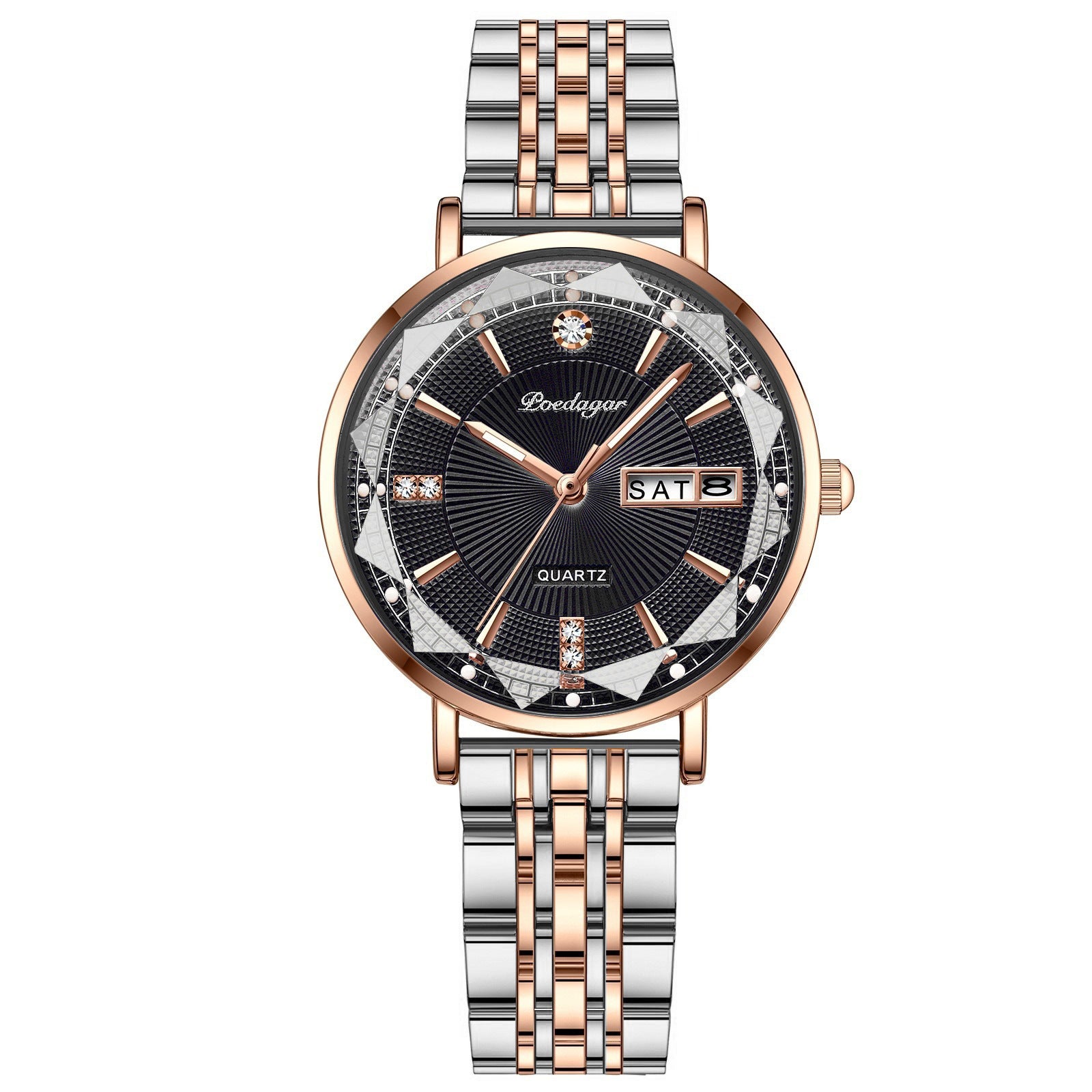 Women's Trendy Double Calendar Watch