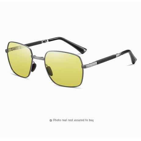 Men's Folding Polarized Fashion Night Vision Sunglasses
