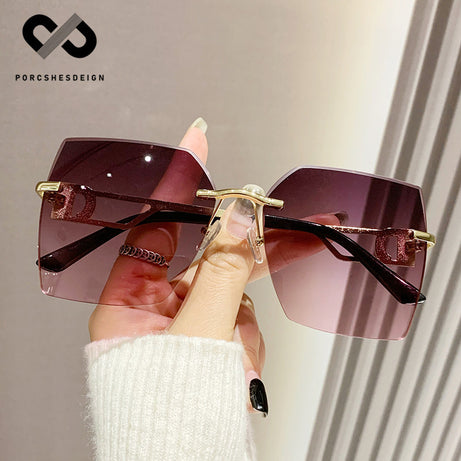 Women's Thin Sunshade Versatile Anti-UV Sunglasses