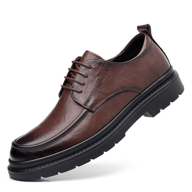 Men's Leather British Fashion Trend Shoes
