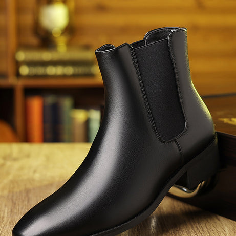 Men's Leather British Style Chelsea Boots