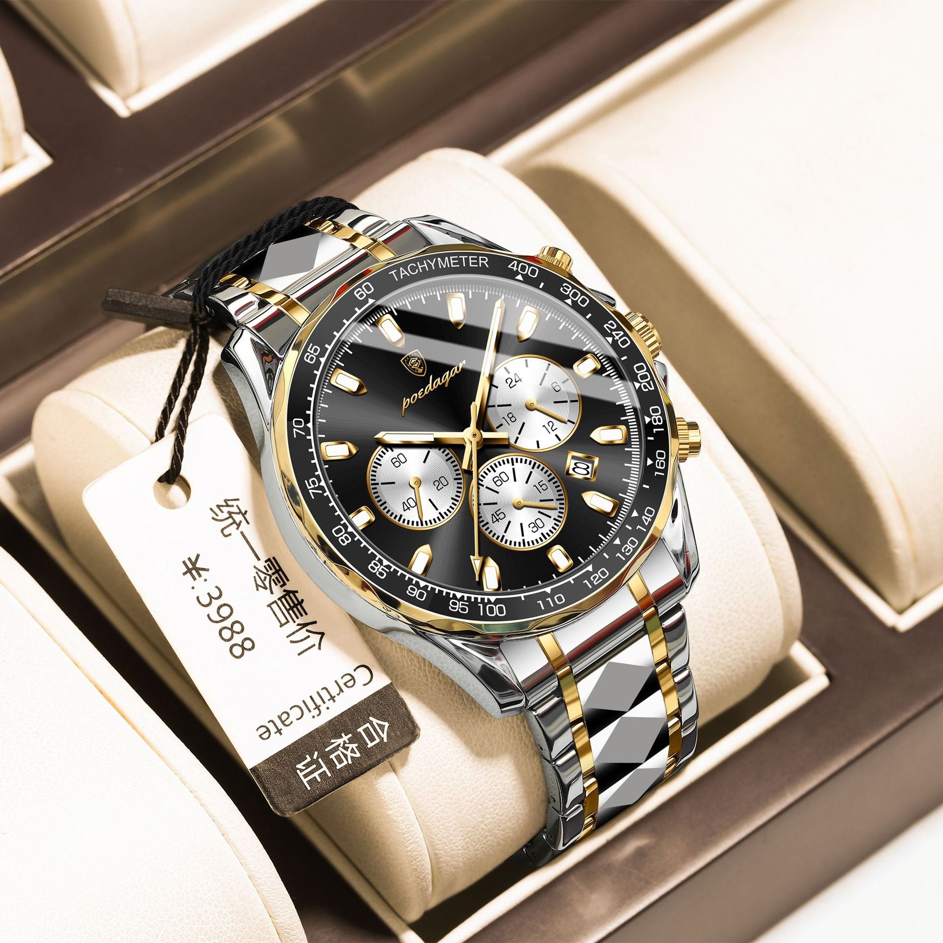 Men's  Multi-functional Quartz Watch